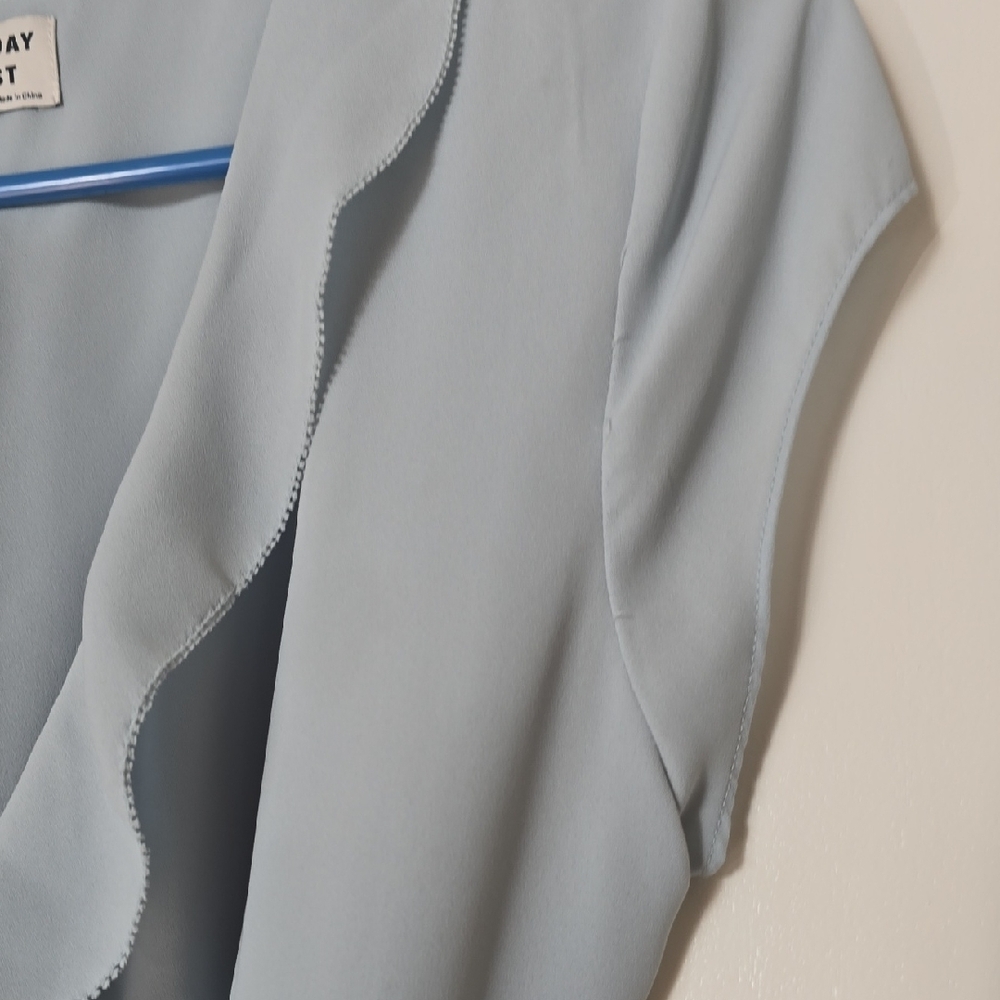 Sunday Best Sky Blue Ruffle Mini Dress - Picture 7 of 10